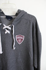 J. America Manheim Central Soccer Gray Hoodie | XL