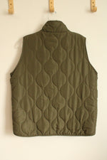 NEW Architect Army Green Quilted Sherpa Lined Vest | XL-P