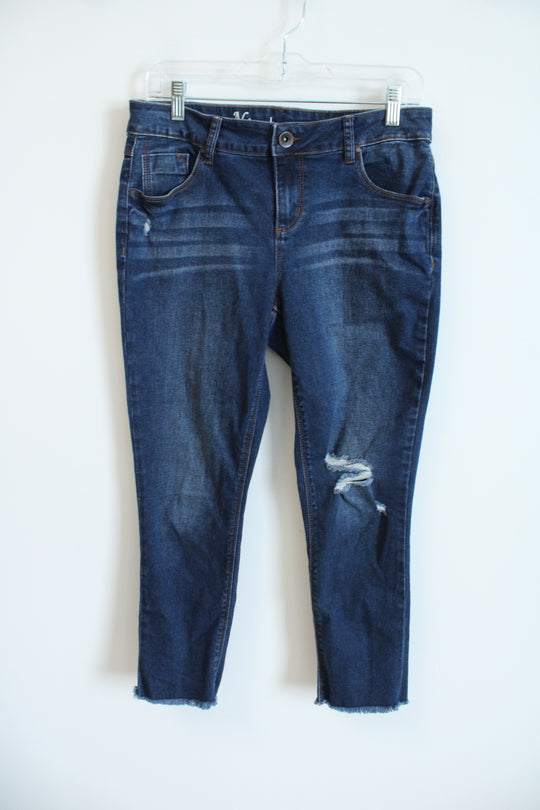 Natural Reflections Comfort Stretch Dark Wash Crop Jean | 8