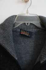 MKM Originals New Zealand Black Gray Knit Jacket | 2XL