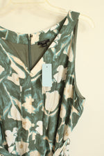 NEW Ann Taylor Green Floral Dress | 14 Petite