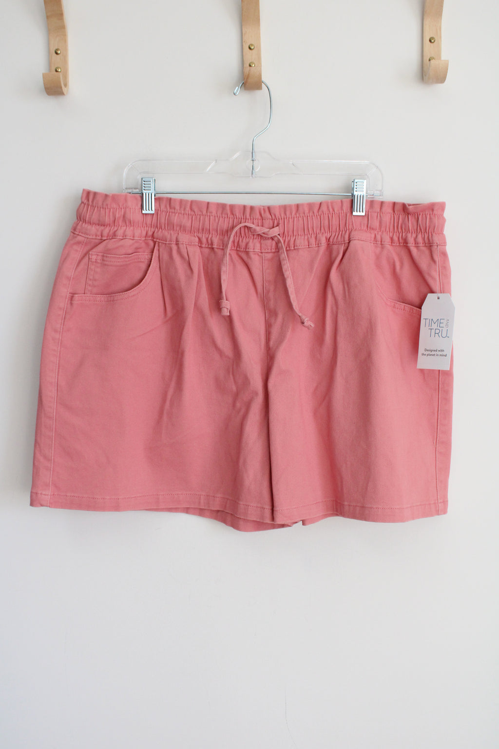 NEW Time And Tru Pink Denim Shorts | XXL (20)