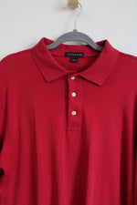 Lands' End Red Polo Shirt | L