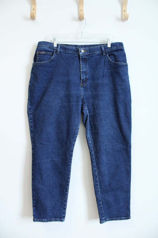 Riders Dark Wash Vintage Style Jeans | 16
