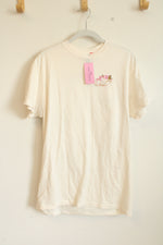 NEW Simply Southern Conch Shell Floral Cream Tee | M
