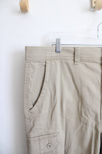 The Foundry Supply Co. Comfort Stretch Tan Cargo Shorts | 42