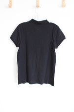 Old Navy Black Polo Shirt | L