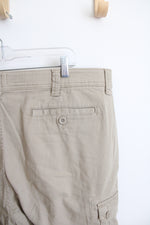 The Foundry Supply Co. Comfort Stretch Tan Cargo Shorts | 42