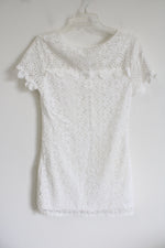 White Lace Dress | M