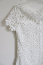 White Lace Dress | M