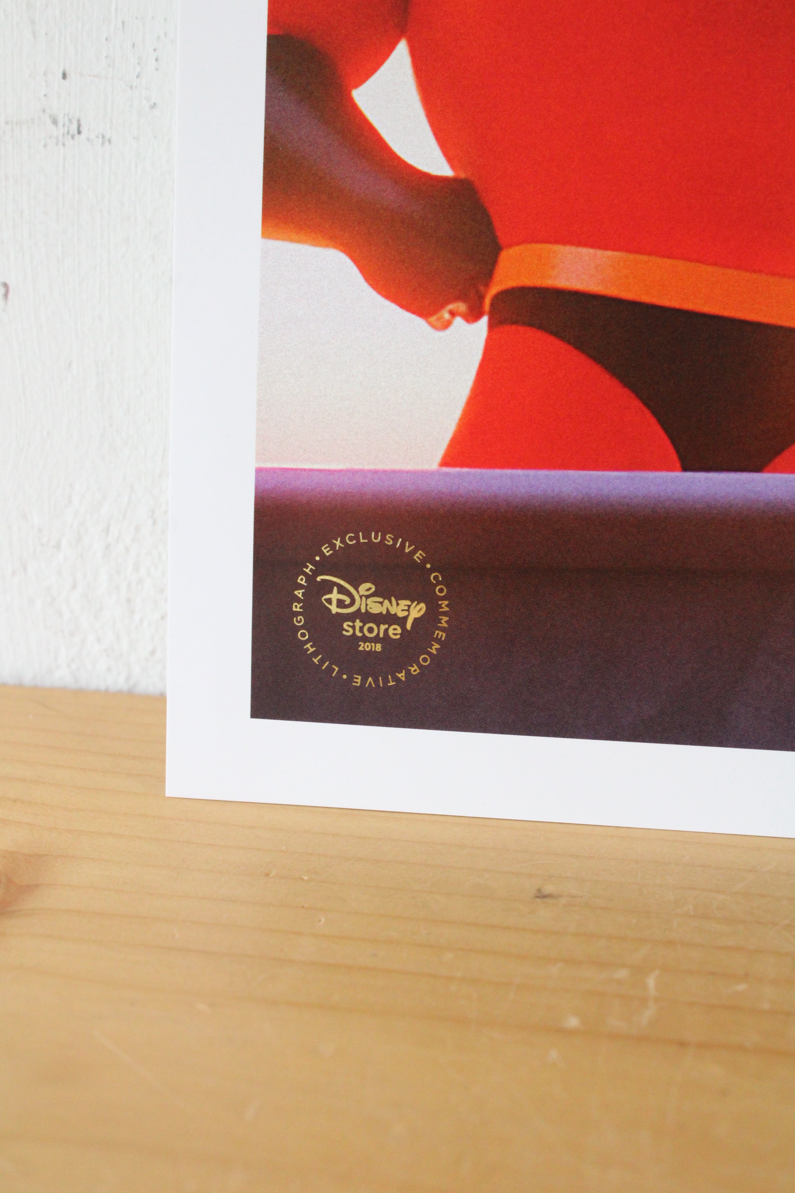 Disney Pixar 2018 Incredibles 2 Exclusive Commemorative Lithographs