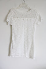 White Lace Dress | M