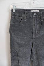 Madewell Sage Green Corduroy 10" High Rise Skinny Pants | 25