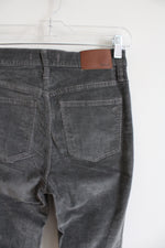 Madewell Sage Green Corduroy 10" High Rise Skinny Pants | 25