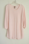 Chico's Light Pink Ribbed Knit Sweater | 2 (L/12)