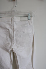 Express White Ultimate Mid Rise Legging Jeans | 00