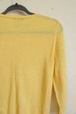 The Limited Yellow Knit Cardigan | L