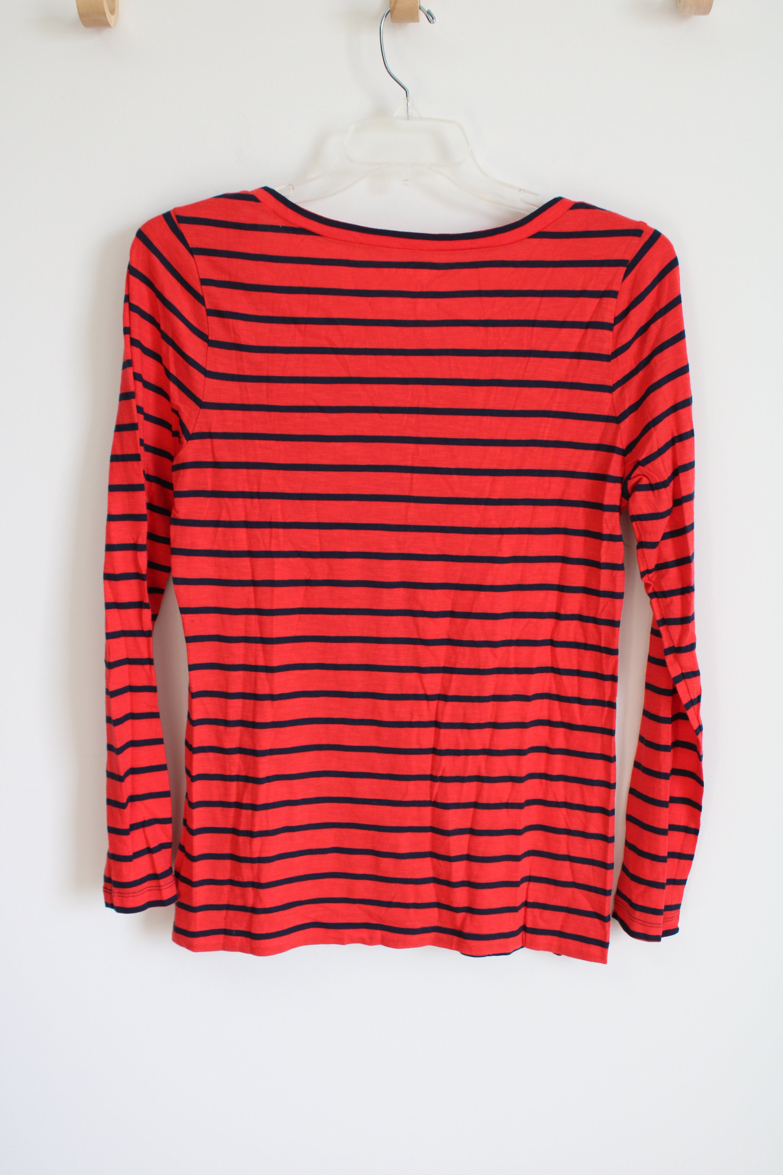 NEW Old Navy Red Blue Striped Shirt | L