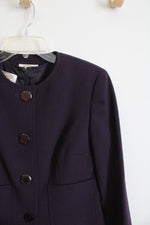 NEW Talbots Purple Wool Blend Blazer & Dress Set | 4