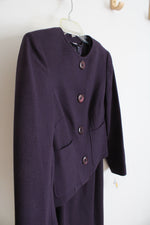 NEW Talbots Purple Wool Blend Blazer & Dress Set | 4
