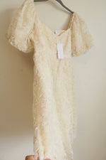 NEW Baltic Born Cream Carolina Embroidered Short Dress | M
