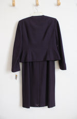 NEW Talbots Purple Wool Blend Blazer & Dress Set | 4