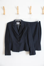 Calvin Klein Navy Blazer & Pencil Skirt Set | 6