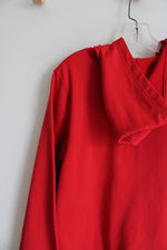 Under Armour Red Logo Fleece Lined Hoodie | M