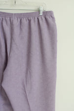 Alfred Dunner Purple Pant | 16