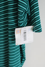 NEW LuLaRoe Blue Striped Irma Top | XL