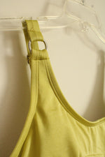 NEW Calvin Klein Lime Green Layered One Piece Bathing Suit | 12