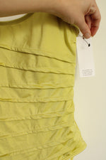 NEW Calvin Klein Lime Green Layered One Piece Bathing Suit | 12