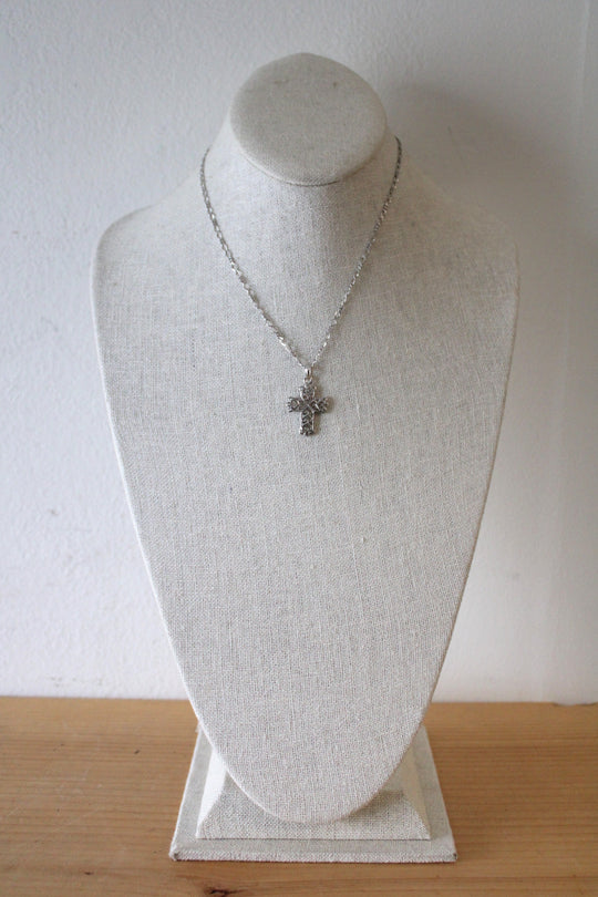 Sterling Silver Cross Pendant Necklace