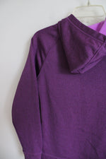 Reebok Purple Fleece Lined Hoodie | XS