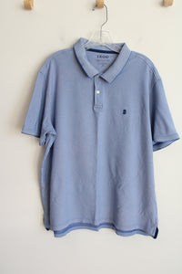 Izod Advantage Performance Natural Stretch Blue Polo Shirt | XXL
