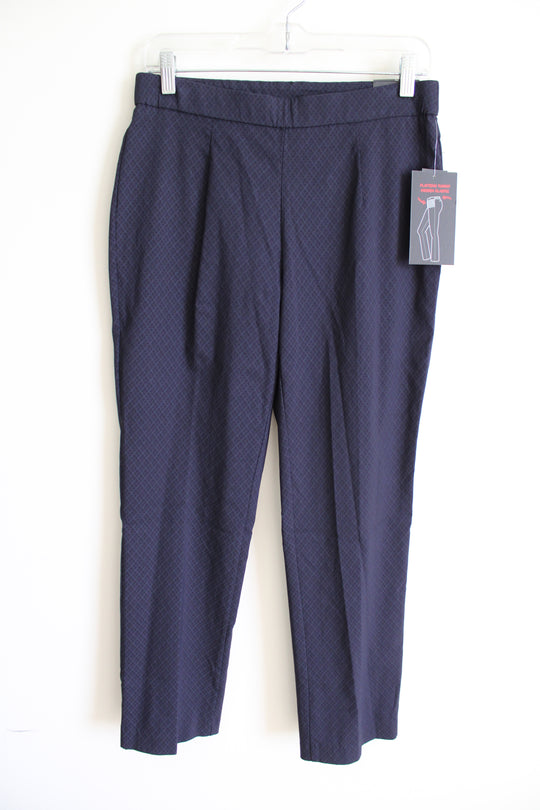 NEW Briggs Comfort Waistband The Slimming Solution Dark Navy Blue Pants | S Petite