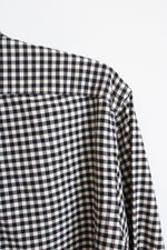 Ralph Lauren Black and White Checkered Button Down Long Sleeve Shirt | M