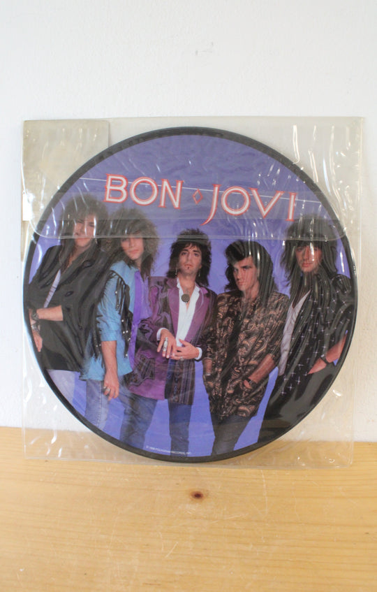 Bon Jovi Limited Picture Edition Slippery When Wet 1986 N. M Limited Edition Record