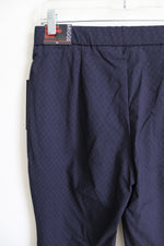 NEW Briggs Comfort Waistband The Slimming Solution Dark Navy Blue Pants | S Petite