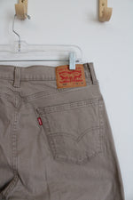 Levi Strauss 505 Light Brown Jeans | 33X30