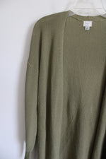 A New Day Green Knit Cardigan | M