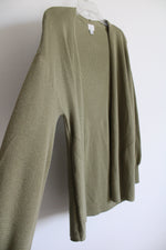 A New Day Green Knit Cardigan | M