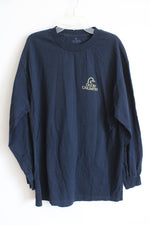 Artisan's Ducks Unlimited Long Sleeve Shirt with Duck Call Design on Back | L