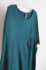 NEW Baby By Motherhood Green & Blue Striped Maternity Dress | XL