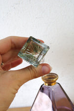 Vintage Royal Limited Hand Painted Crystal Illusions Perfume Bottle