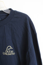 Artisan's Ducks Unlimited Long Sleeve Shirt with Duck Call Design on Back | L