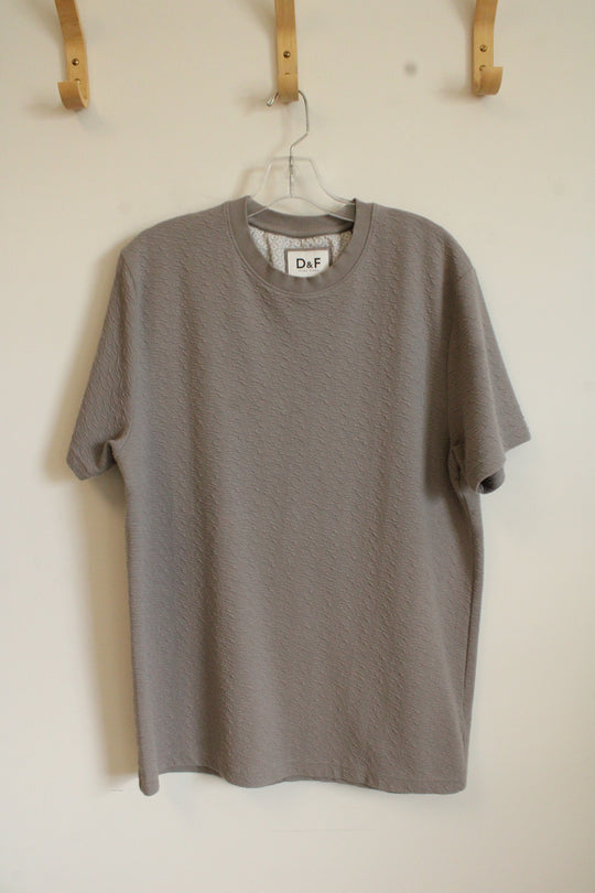 D&F Ricky Singh Gray Short Sleeved Tee | XL