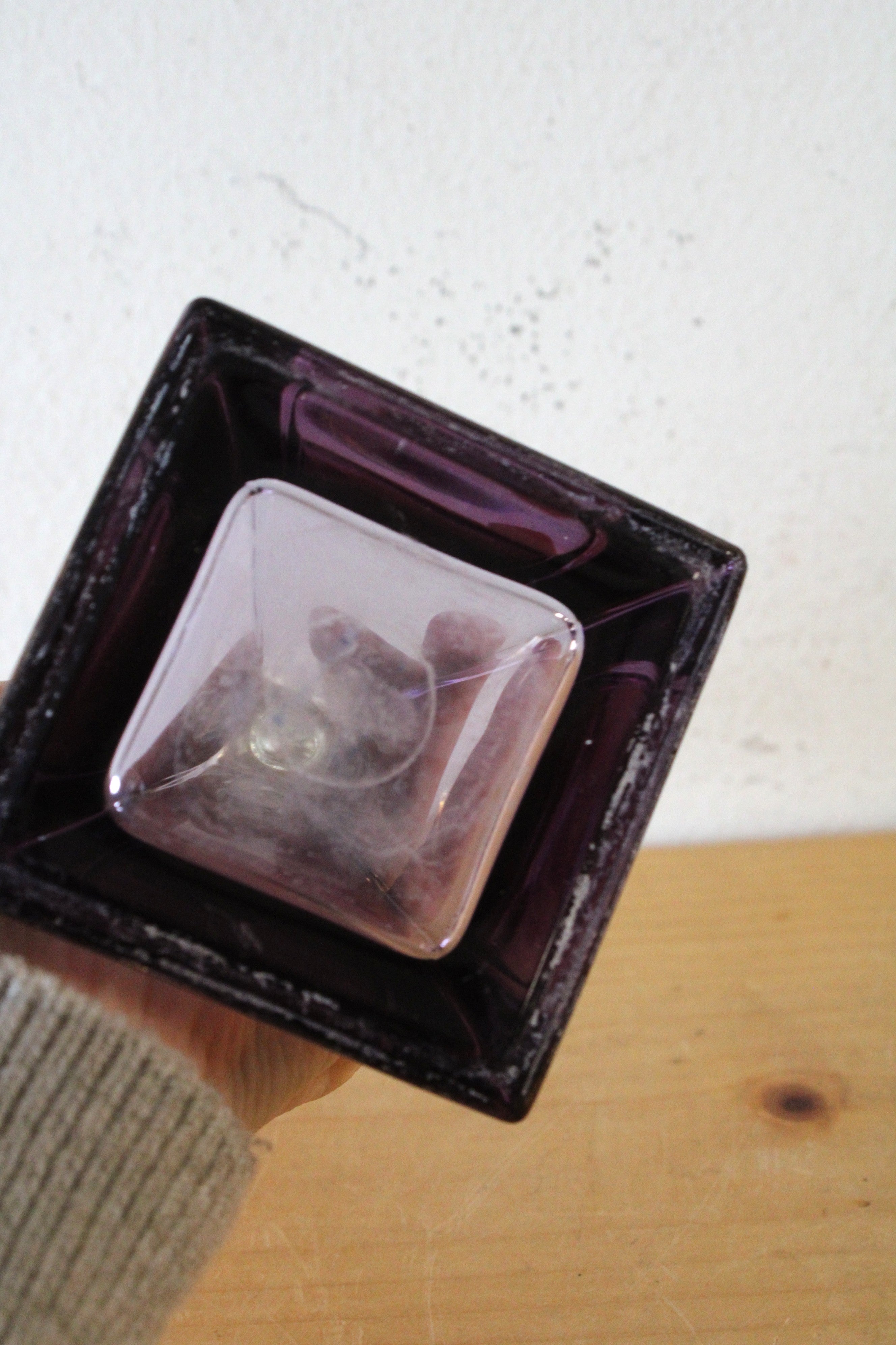 Vintage Royal Limited Hand Painted Crystal Illusions Perfume Bottle