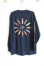 Artisan's Ducks Unlimited Long Sleeve Shirt with Duck Call Design on Back | L