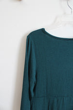 NEW Baby By Motherhood Green & Blue Striped Maternity Dress | XL